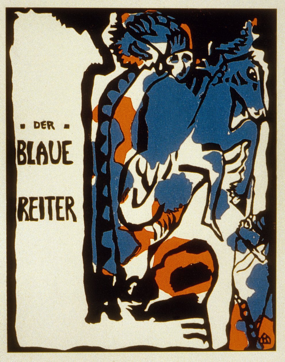 Cover of the Der Blaue Reiter almanac, 1912, colour lithograph